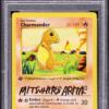 Pokemon 1999 Base Set 1st Edition Shadowless Charmander #46 Arita Auto PSA Authentic Trading Card
