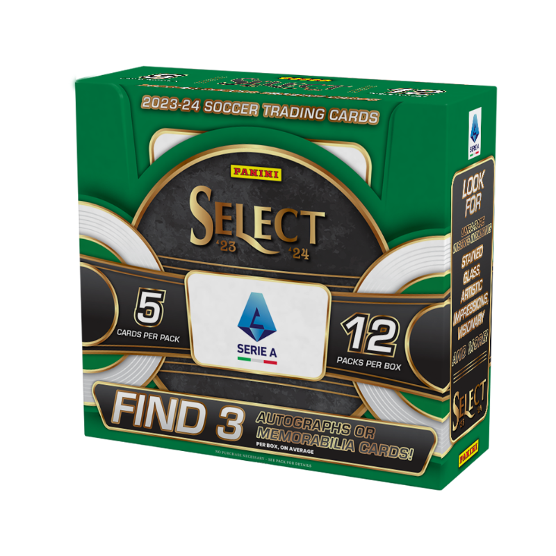 2023/24 Panini Select Serie A Soccer Hobby 12 Box Case