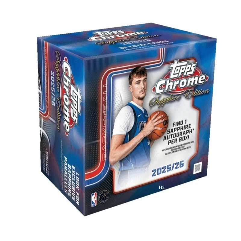 2025/26 Topps Chrome Basketball Sapphire Edition Box
